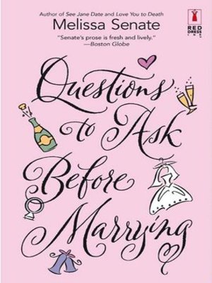 cover image of Questions to Ask Before Marrying